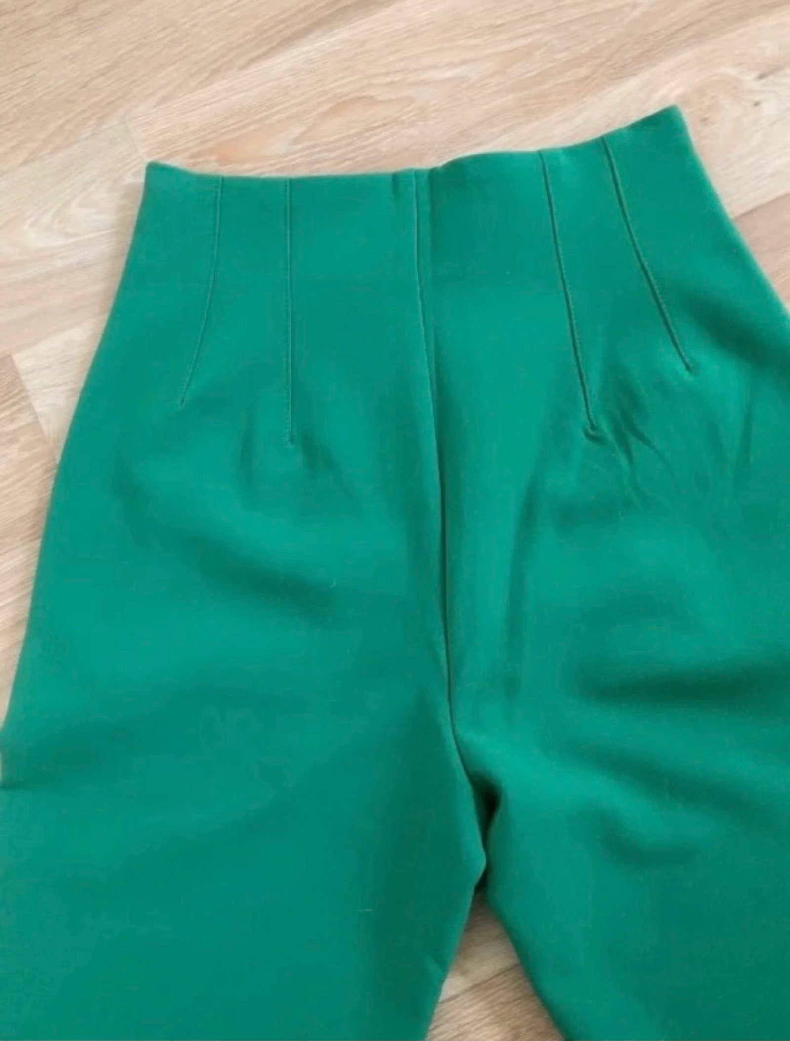 Calça de alfaiataria verde Stradivarius – photo 3